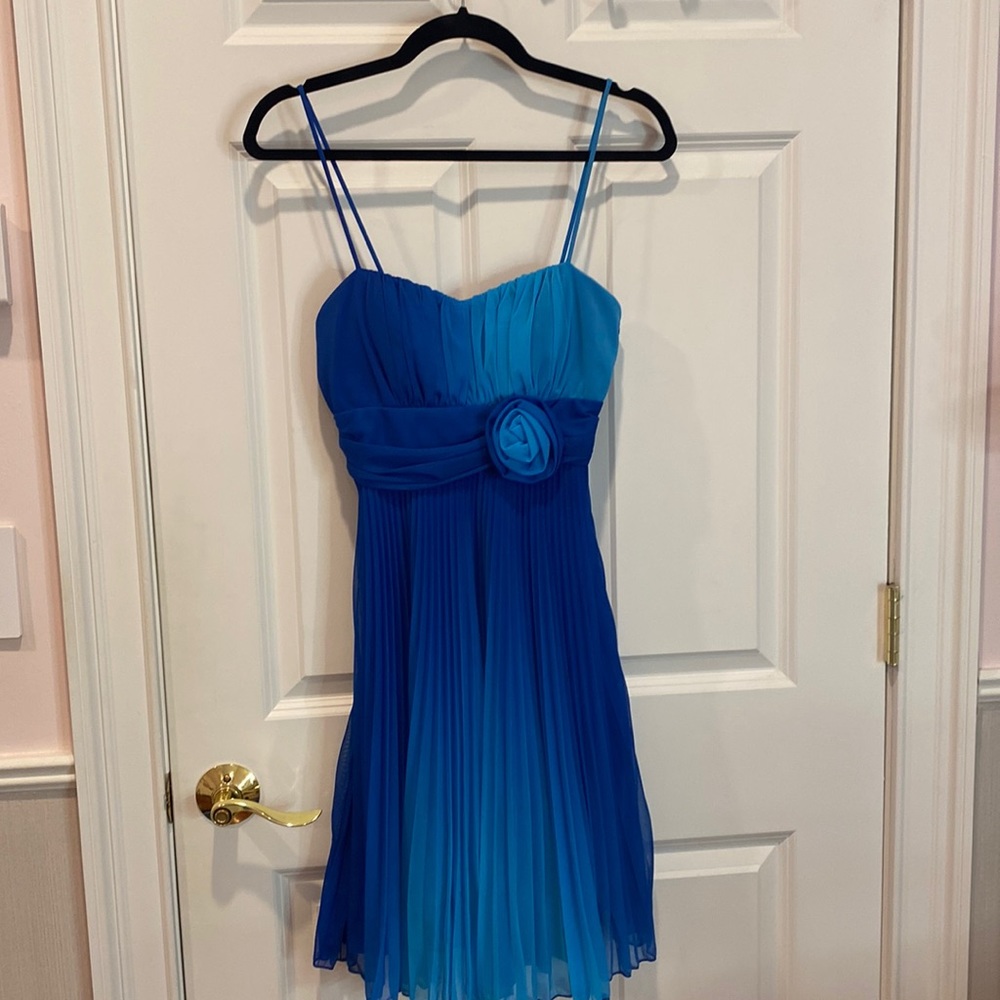 Dark & Light Blue Dress